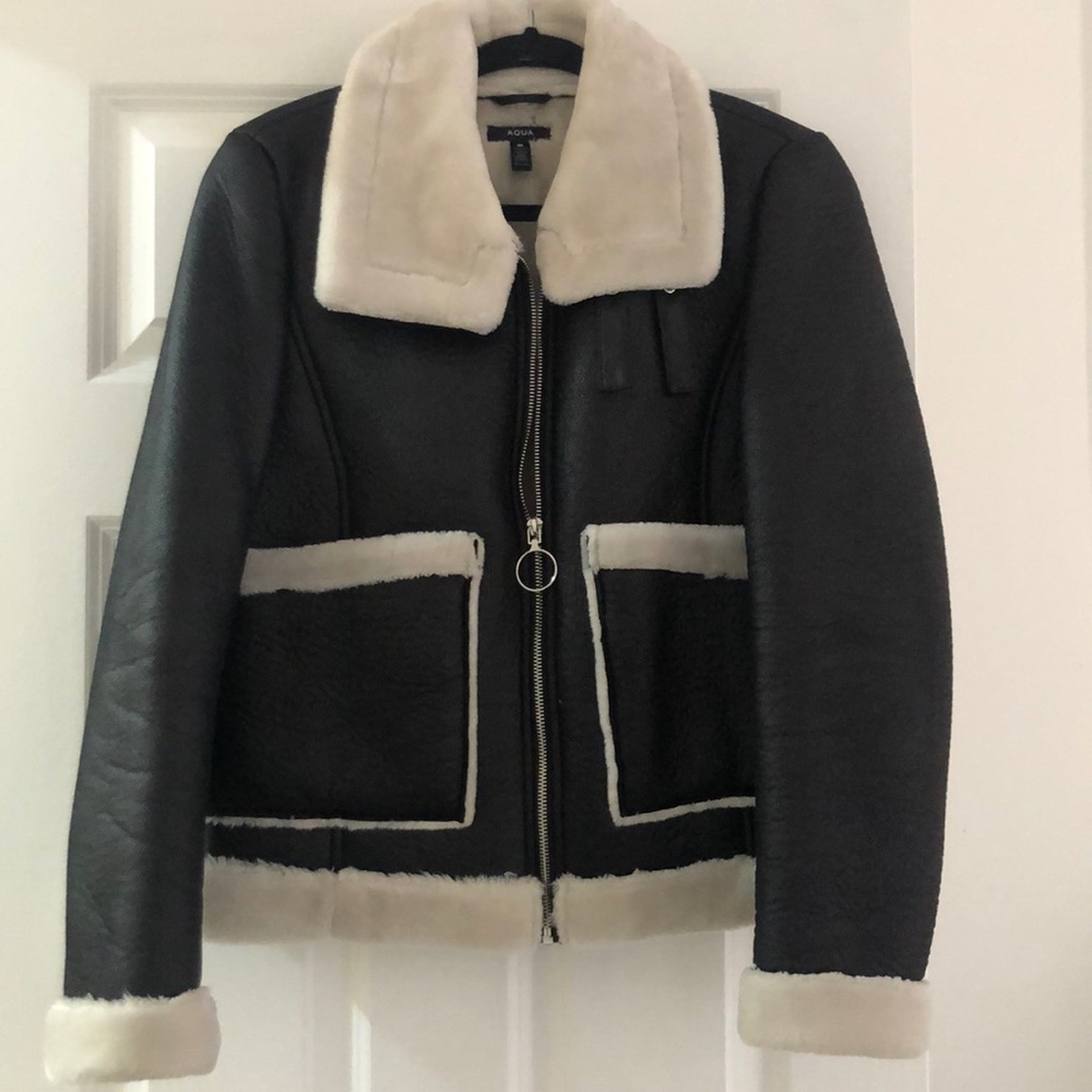 Shearling jacket-faux